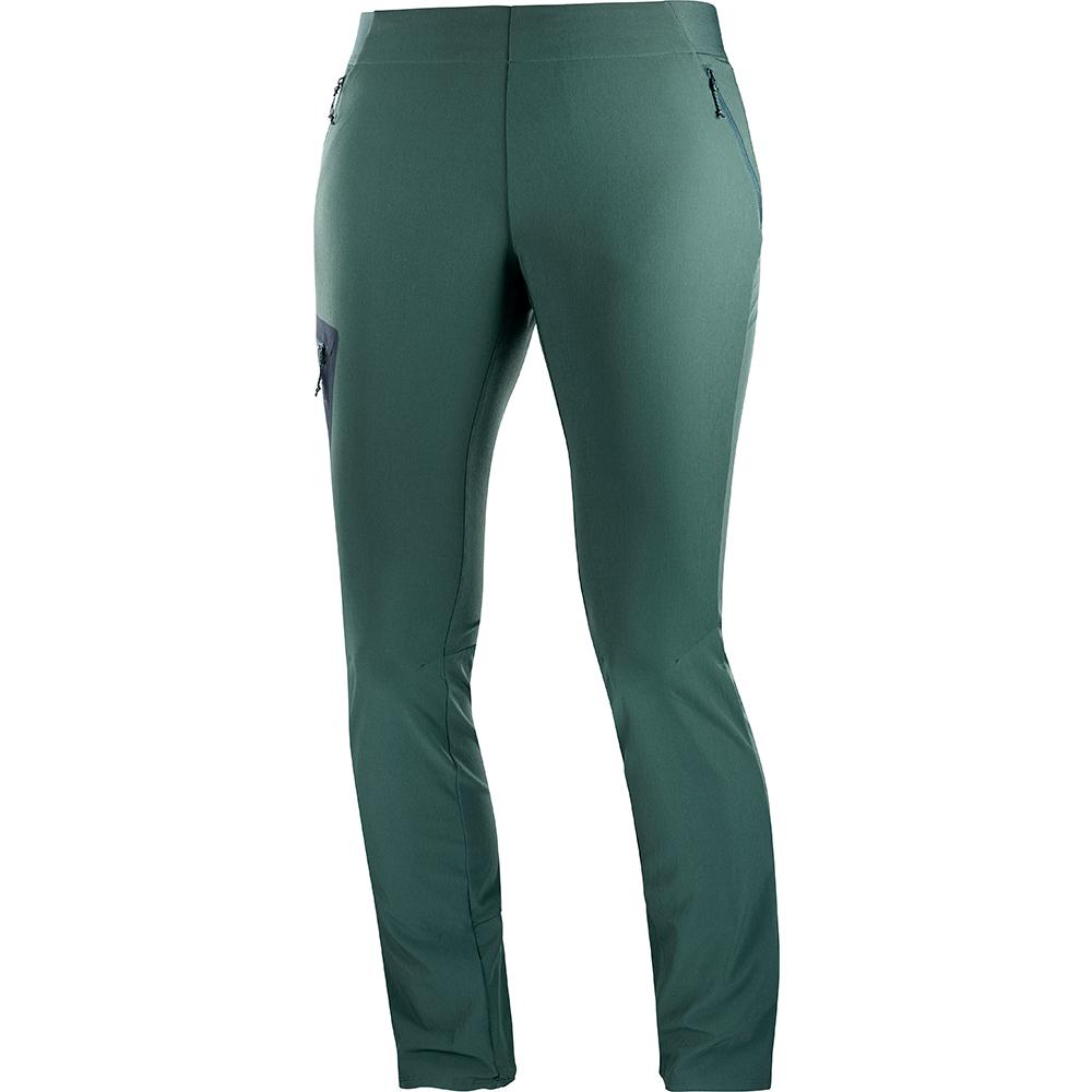 SALOMON WAYFARER ALPINE W Philippines - Women's Pants - Green | 652198-THA